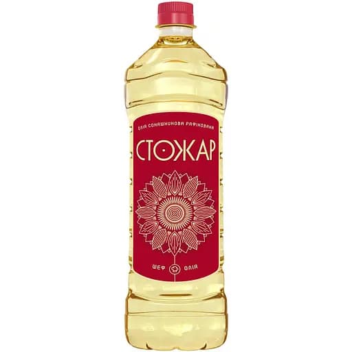 Масло подсолнечное СтоЖар рафинированное 0.87 л (699145) - фото 1