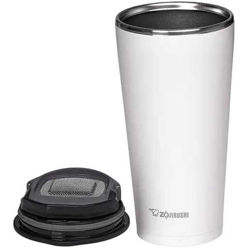 Термокухоль Zojirushi SX-FSE45WA з ситечком 0.45 л White - фото 4