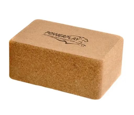 Блок для йоги PowerPlay PP_4006 из коркового дерева Cork Yoga Block (PP_4006_Cork) - фото 2