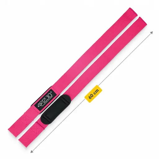 Лямки для становой тяги 4FIZJO Deadlift Straps Pink (P-5905973402293) - фото 7