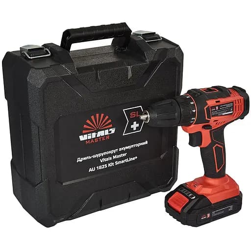 Дриль-шурупокрут Vitals Master AU 1825 Kit SmartLine+ (3) акумуляторний (184442) - фото 7
