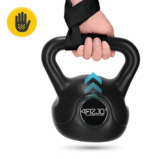 Лямки для становой тяги 4FIZJO Deadlift Straps Black (P-5905973402279) - фото 6