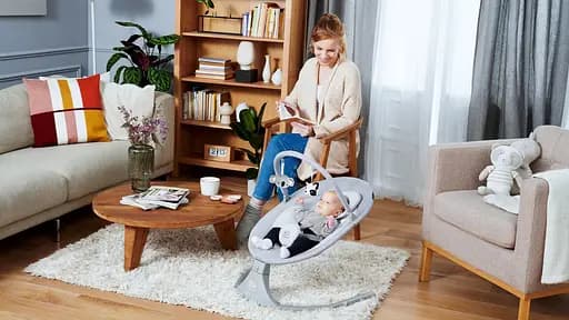 Електричне крісло-гойдалка Kinderkraft Luli Grey (4118) - фото 13