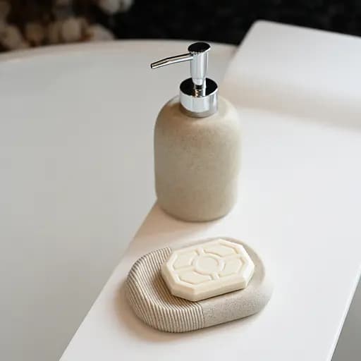 Комплект аксессуаров МВМ My Home MVM-12: BA-02, BA-03, BA-04, BA-06 бежевый (MVM-MH-12 BEIGE) - фото 11