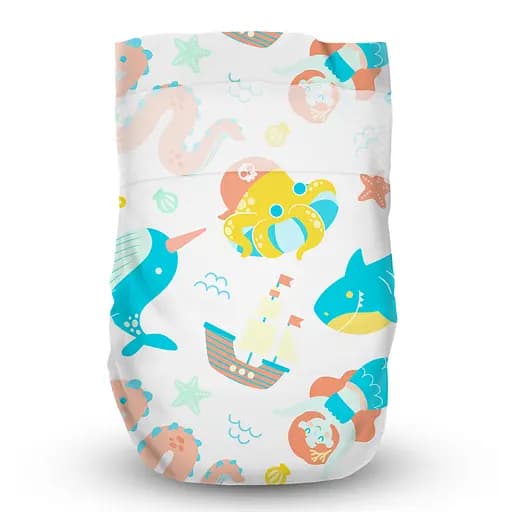 Підгузки Offspring Mystic Waters розмір S (3-6 кг) 48 шт. (DP-OI-FAT-S48P-MSW) - фото 2