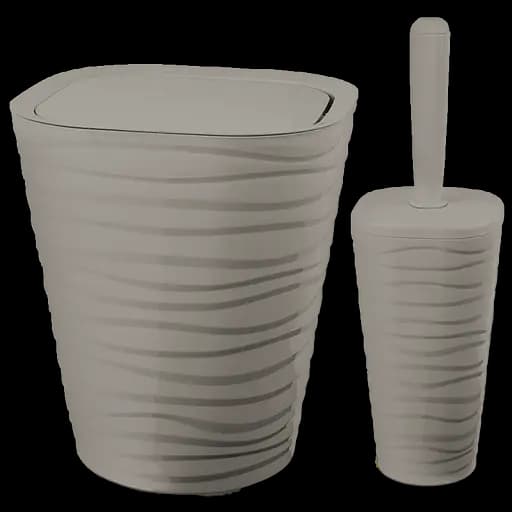 Набор для ванной комнаты Planet Welle, 2 предмета, латте (UP171*) - фото 1