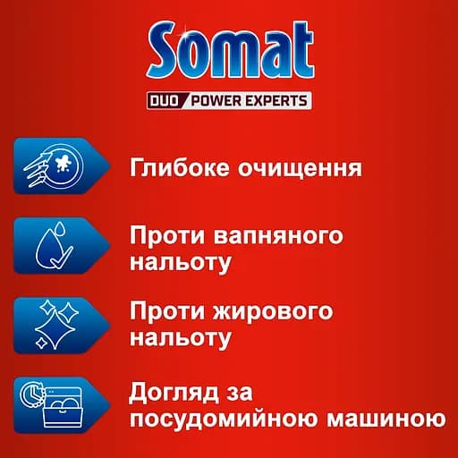 Засіб для догляду за посудомийною машиною Somat Machine Cleaner 3 шт. (702275) - фото 2