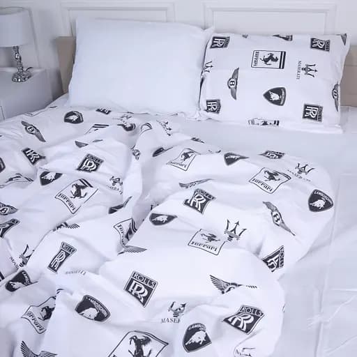 Простирадло MirSon Бязь 17-4761 Ferrara 150х220 см біле (2200008941123) - фото 2