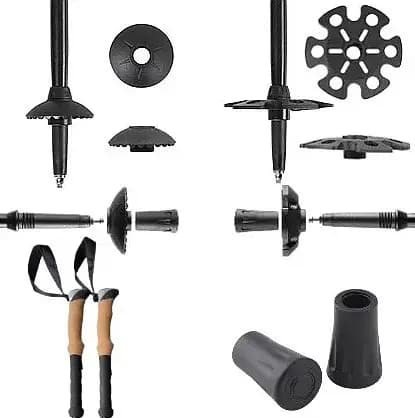 Трекинговые палки PowerPlay 9107 Friluftsliv Black/White 80-135 см (пара) (PP_9107_FRILUFTSLIV) - фото 11