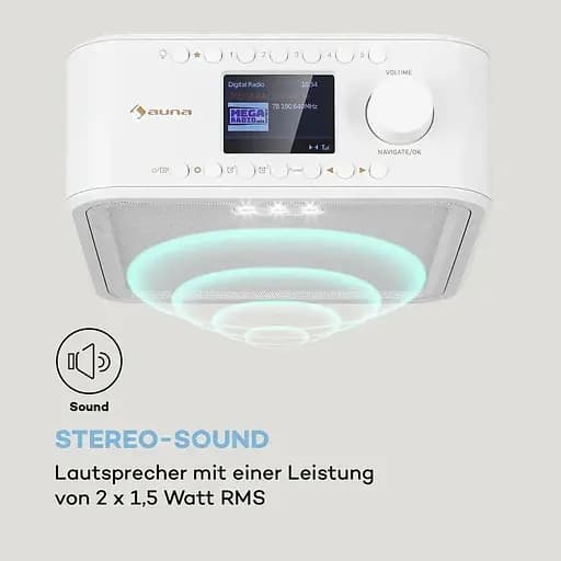 Радіо кухонне Auna Sound Maötre DAB Küchenradio (10037437) - фото 2