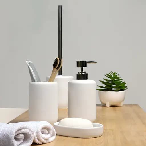 Набор аксессуаров для ванной комнаты МВМ My Home MVM-24 белый (MVM-MH-23 WHITE) - фото 4