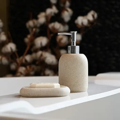 Комплект аксессуаров МВМ My Home MVM-12: BA-02, BA-03, BA-04, BA-06 бежевый (MVM-MH-12 BEIGE) - фото 9