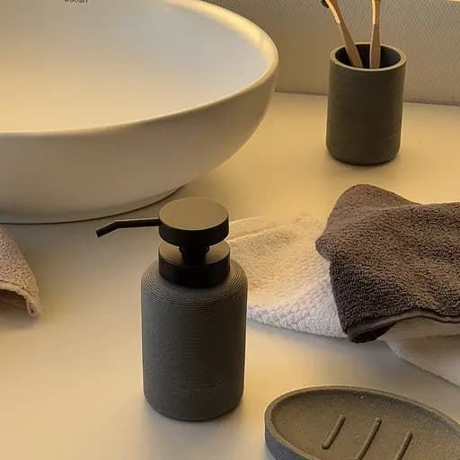 Комплект аксессуаров для санузла МВМ My Home London серый (MVM-MH-44 GRAY) - фото 12