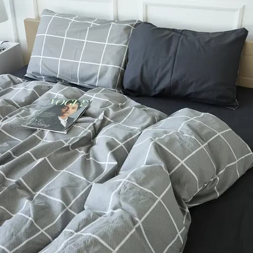 Простирадло MirSon Бязь 17-4751 Julia 220x240 см сіре (2200008933951) - фото 3