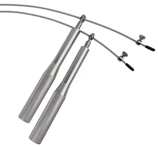 Скакалка скоростная на подшипниках алюминиевая PowerPlay 4207 Elite Jump Rope Серебряная 3 м (PP_4207_Silver) - фото 5