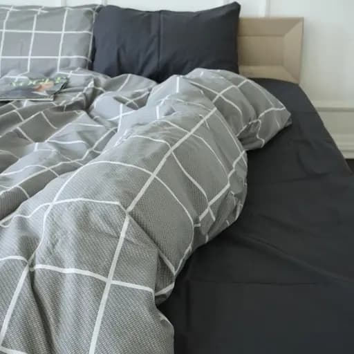 Простирадло MirSon Бязь 17-4751 Julia 220x240 см сіре (2200008933951) - фото 1