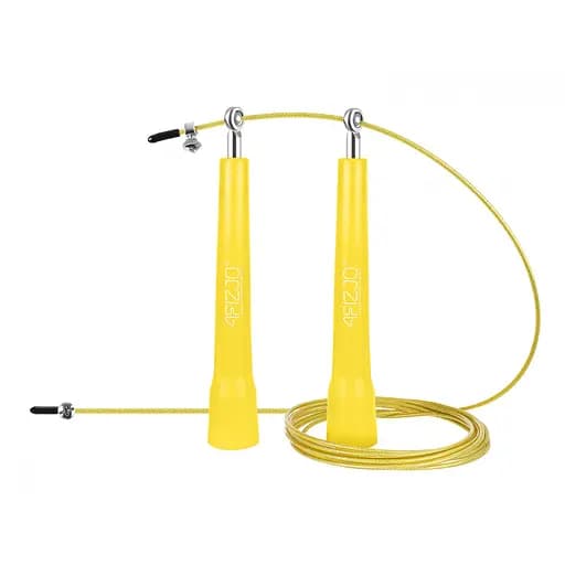 Скакалка 4FIZJO швидкісна для кросфіту Standard+ Yellow 4FJ0184 (P-5907739311535) - фото 1