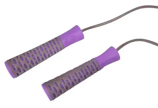 Скакалка PowerPlay 4206 Jump Rope PRO+ Серо-фиолетовая 2,75 м (PP_4206_Grey/Violet) - фото 3