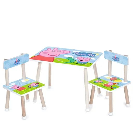 Детский Столик M 501-15 столешница 60 х 40 см, 2 стульчика - фото 1