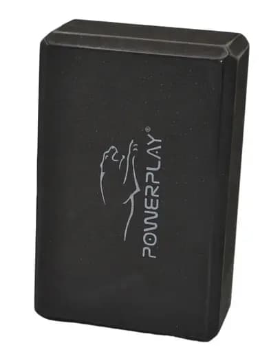 Блоки для йоги PowerPlay 4006 Yoga Brick EVA 2 шт Черные (PP_4006_Black_2in) - фото 3