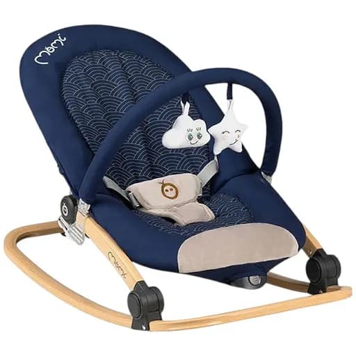 Шезлонг-гойдалка MoMi Lumiwood Blue Navy - фото 2