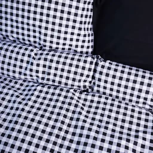 Простирадло MirSon Ranforce Elite 17-4764 Sassari 220x240 см чорне (2200008942960) - фото 4