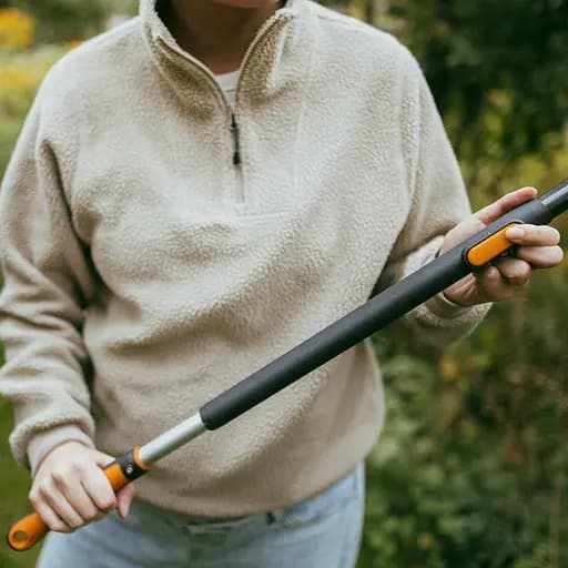 Ручка телескопическая алюминиевая Fiskars OneClick M, 119-174 см (1080671) - фото 4