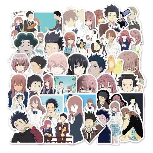 Стикерпак GeekLand Silent Voice 50 штук - фото 2