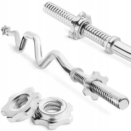 Гриф для штанги Z-образный 4FIZJO 120 см 25 мм (P-5905973401111) - фото 1