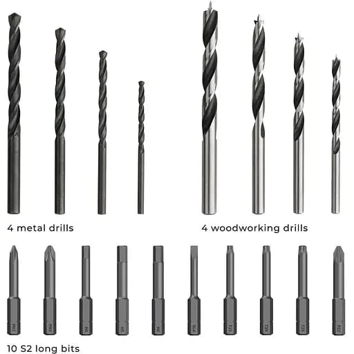 Дриль-шуруповерт HOTO 12V Brushless Drill Black (QWLDZ001) [105664] - фото 10