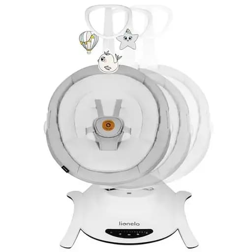 Качалка-ліжко Lionelo Bella Set Grey Concrete сіра (LO-BELLA SET GREY CONCRETE) - фото 12