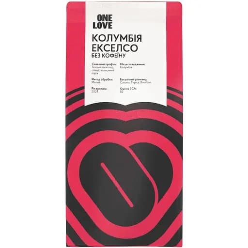 Кофе One Love Colombia Excelso Decaf 250 г - фото 1