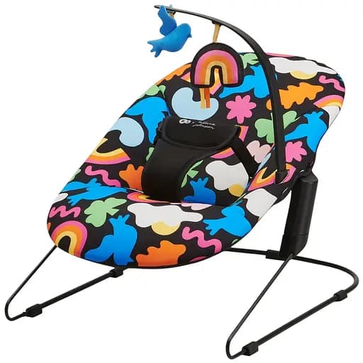 Дитячий шезлонг Kinderkraft Calmee Happy Shapes (5902533925506) - фото 1