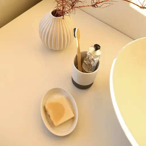 Комплект аксессуаров для санузла МВМ My Home Stockholm бело-серый (MVM-MH-45 WHITE/GRAY) - фото 16