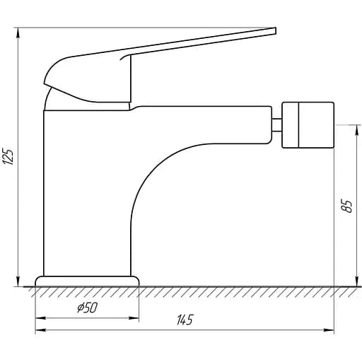 Смеситель для биде Globus Lux Koln GLK-0106 - фото 4