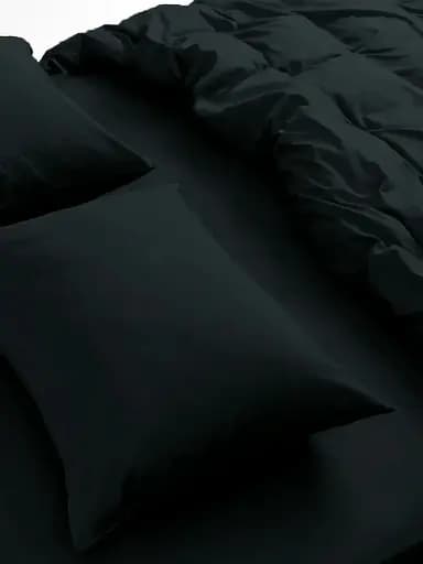 Наволочка на блискавці Good-Dream сатин Black 50 x 70 см Чорна (GDSBLACKPC5070) - фото 1