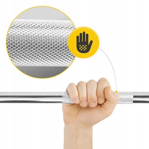 Гриф для штанги прямой 4FIZJO 120 см 25 мм (P-5905973401128) - фото 3