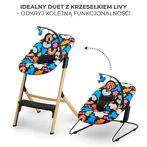 Дитячий шезлонг Kinderkraft Calmee Happy Shapes (5902533925506) - фото 7