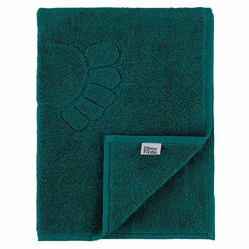 Коврик для ног махровый Ardesto Benefit 50х70 см 100% хлопок темно-зеленый (ART2457EM)  - фото 2