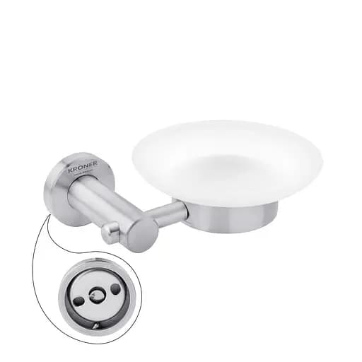 Мыльница Kroner KRP Edelstahl Klassisch - ESG3702 (CV025639) - фото 3