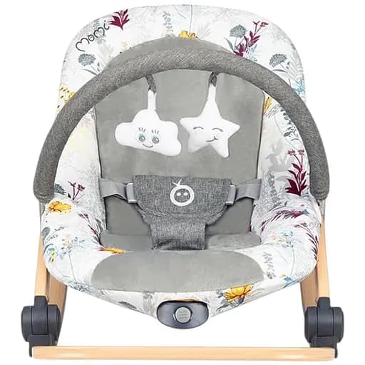 Шезлонг-гойдалка MoMi Lumiwood Flowers - фото 1