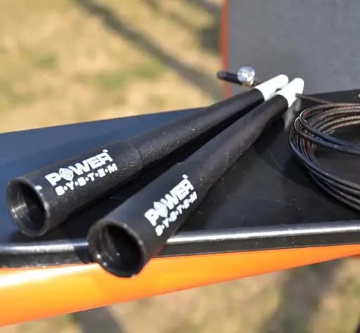 Скакалка скоростная Power System PS-4033 Crossfit Jump Rope Black 2,8 м (PS-4033_Black) - фото 6