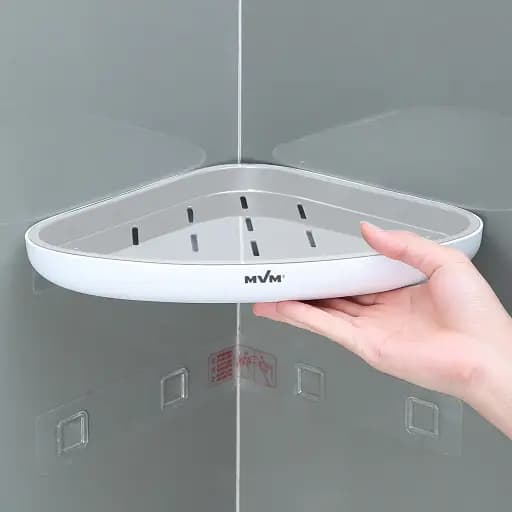 Набір аксесуарів для ванної кімнати МВМ My Home MVM-10 білий із сірим (MVM-MH-10 WHITE/GRAY) - фото 11