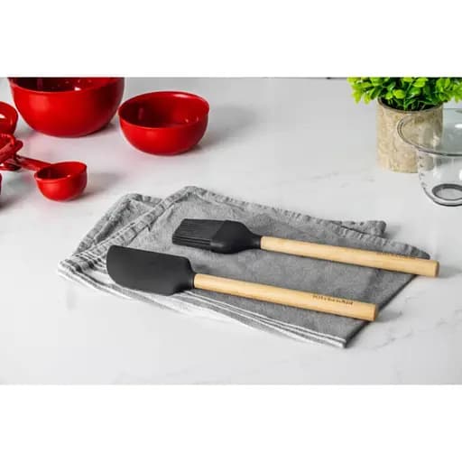 Лопатка для тіста KitchenAid Classic 33.6 см чорний (KQG637OHOBE) - фото 4