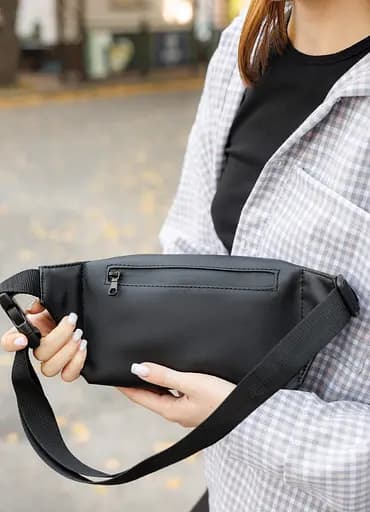 Поясная сумка бананка Sambag Tirso MSO черный 31 х 12 х 5 см (80119001) - фото 6