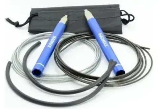 Скакалка скоростная на алюминиевая подшипниках MadMax MFA-286 Speed ​​jump rope Blue 3 м (MFA-286-BLU-U) - фото 2
