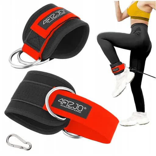 Манжеты для тяги 4FIZJO Ankle Strap 2 шт 4FJ0413 (P-5907739314819) - фото 1