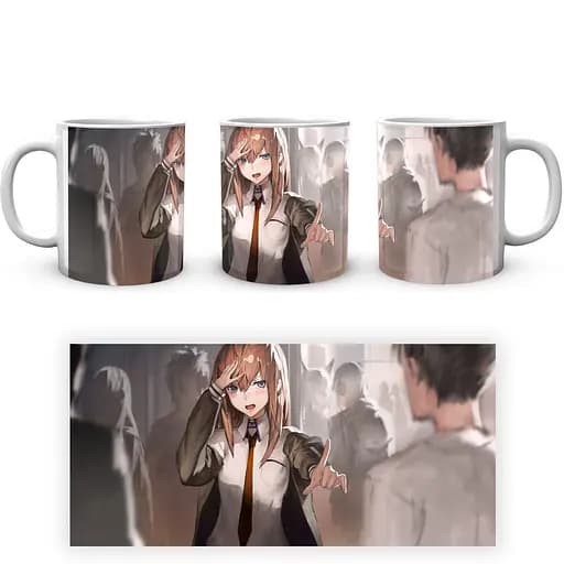 Кухоль GeekLand Steins Gate Брама Штейна Макісе SG 15 330 мл білий - фото 3