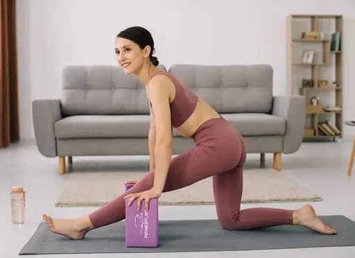 Блок для йоги PowerPlay 4006 Yoga Brick Фиолетовый (PP_4006_Violet_Yoga_Brick) - фото 6