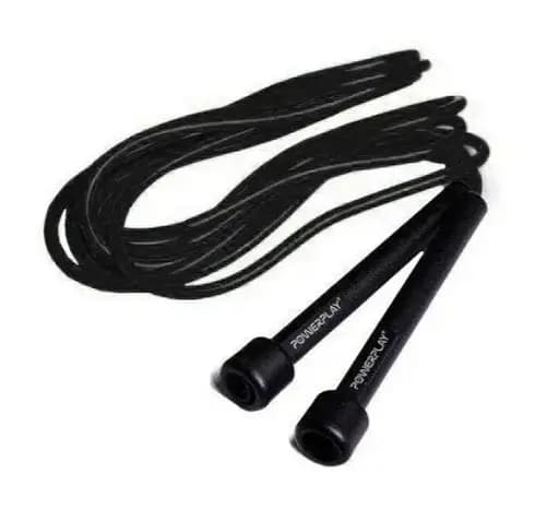 Скакалка PowerPlay 4201 Basic Jump Rope Черная 2,8м (PP_4201_Black) - фото 2